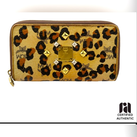 MCM X Loveless Studded Long Wallet with COA MCM X Loveless Studded Long Wallet with COA